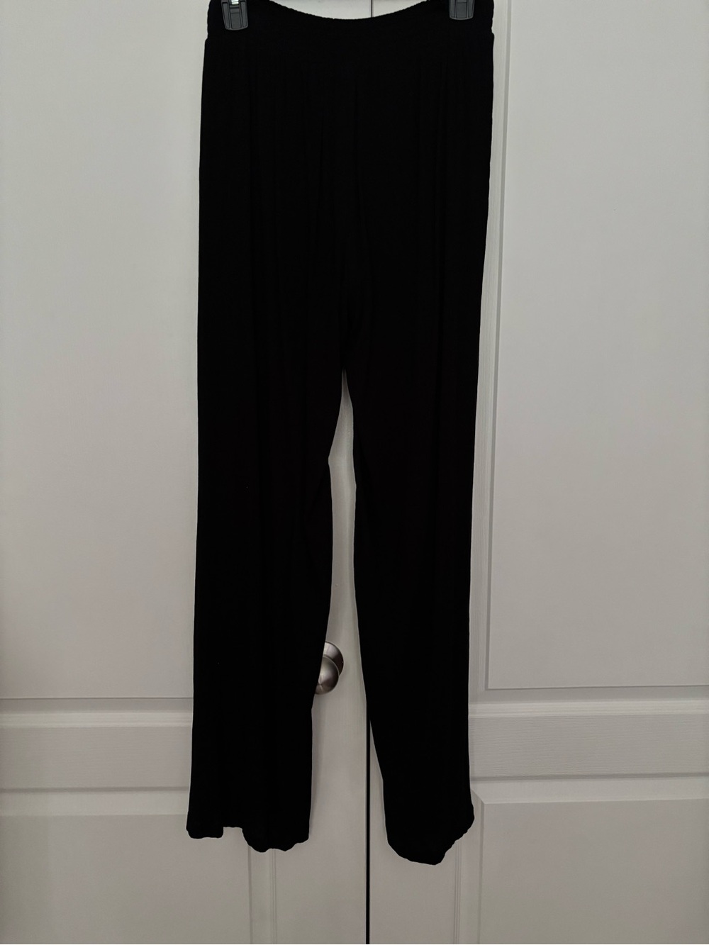 Kona Sol Wide‑Leg Tie Waist Cover‑Up Pants | Black | Size Medium - Picture 6 of 9